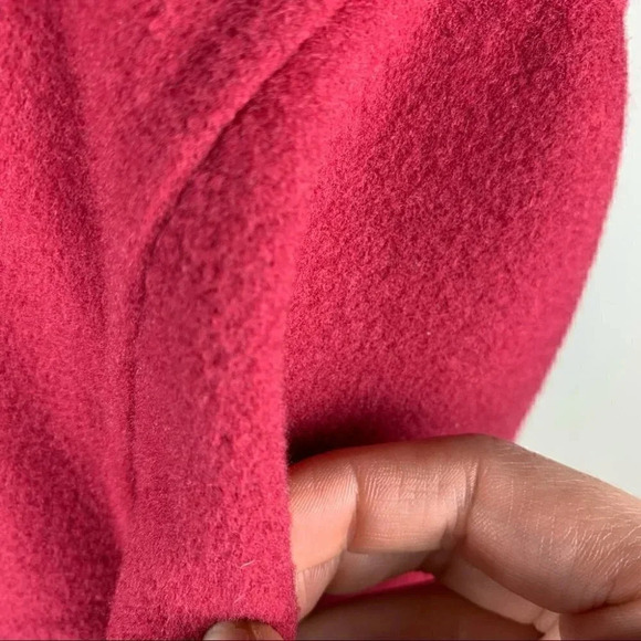 Talbots womens petites open front jacket size 16W pink 100% wool - Picture 8 of 12